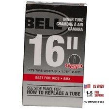 Standard Bicycle Inner Tubes 16" x 1.75 - 2.25", Schrader Valve