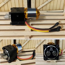 Mini bomba de aceite hidráulica sin escobillas bomba de engranajes para RC excavadora camión remolque coche