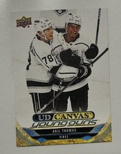 Upper Deck 2024-25 Series 1 UD Canvas Young Guns Akil Thomas C-104 Kings Rookie