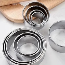 Biscuit Cutters, round Cookie Cutters/Stainle...