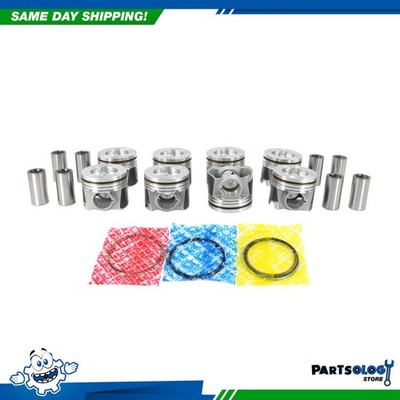 DNJ PRK4220 Piston and Ring Kit For 08-10 Ford 6.4L OHV