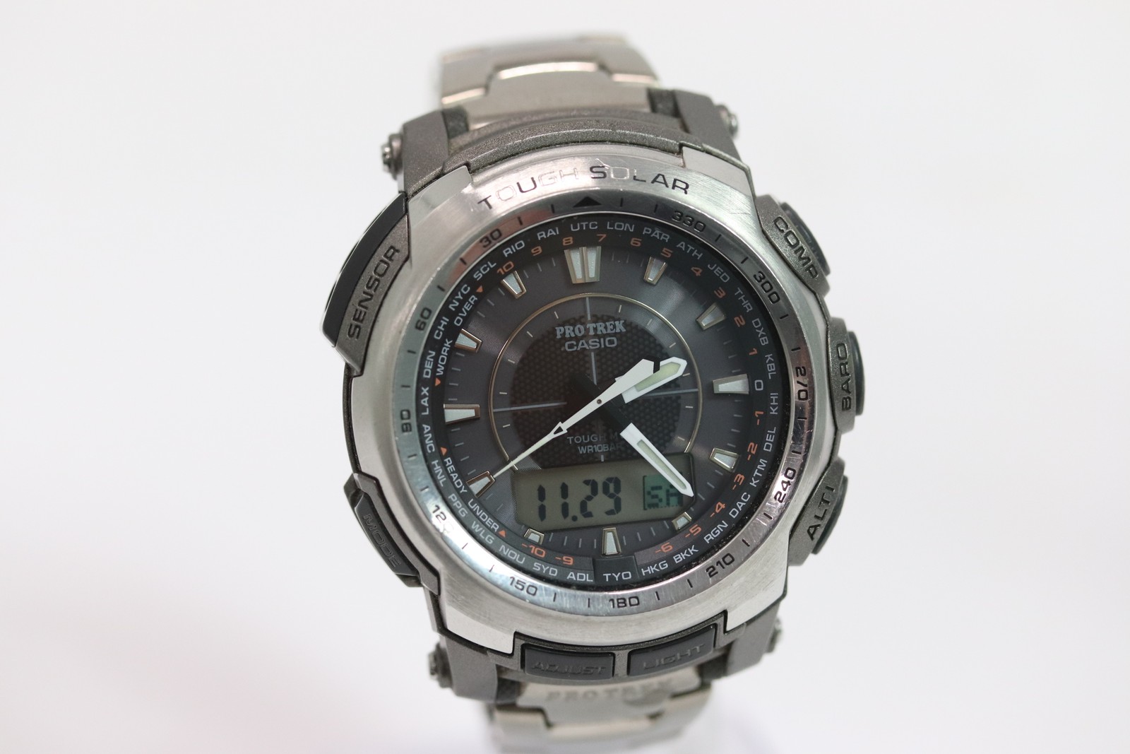 Casio ProTrek PRW-5100T Solar Analog-Digital Watch 47mm From Japan 054 6354214