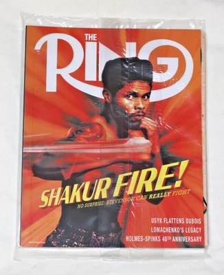 The Ring Magazine Sept 2025 Shakur Stevenson Cover • Sealed Mint Collector Copy