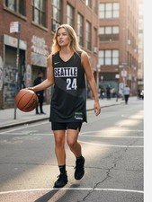 NWT Nike $100 Jewell Loyd Storm Rebel Edition Dri-Fit Wnba Victory Jersey M
