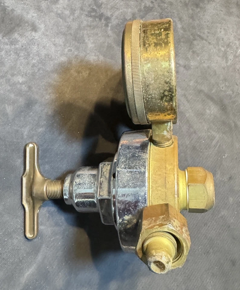 Regulador de gas comprimido de dos etapas UNIWELD 8010 argón helio nitrógeno envío gratuito Foto 4 de 4