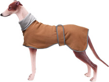 Greyhound Cosy Fleece Jumper,Dog Winter Coat with Warm Fleece Lining,Outdoor Dog