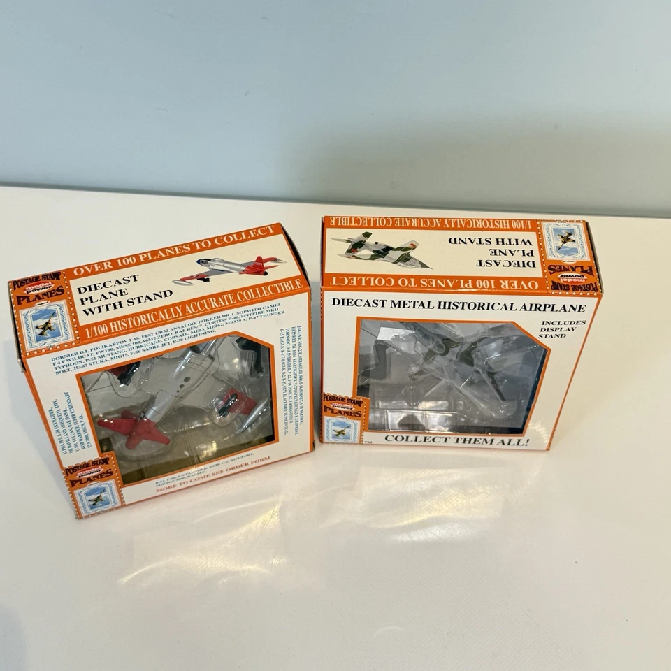 Model Power Postage Stamp Diecast Planes 5392 Lockheed P-80 & 5363 ALPHA JET (2) - Image 4 of 4