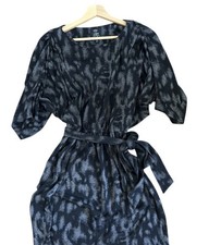 Suzi Chin for Maggy Boutique Black and Gray Dress Size 6