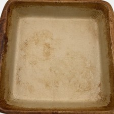THE PAMPERED CHEF Family Heritage Stoneware Traditions Square Baker Well Loved