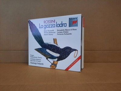 3CD Gianluigi Gelmetti   La Gazza Ladra Rossini Katia Ricciarelli Sony Classical