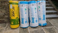 Glass mineral wool insulation rolls 100mm & 200mm (Knuaf and Isover)