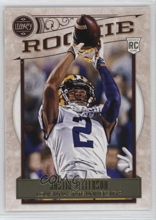 2020 Panini Legacy Rookies Justin Jefferson #149 Rookie RC