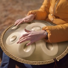 22inch Handpan Tongue Drum D Minor 9 Notes 440Hz Meditation Yoga Handpan Drum
