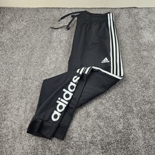 Adidas Men TIRO Word-mark Track Pants L Training Black Running Casual Pant