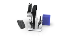 iMP Gaming DLX Stand for PlayStation 5 Controllers & Console - Cooling Fan