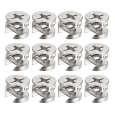 Cam Lock Nut for Furniture, 12pcs 11.65x9.8mm Joint Connector Locking Nuts