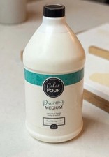 American Crafts Color Pour Magic Versing Medium 64 oz demi-gallon non toxique NEUF