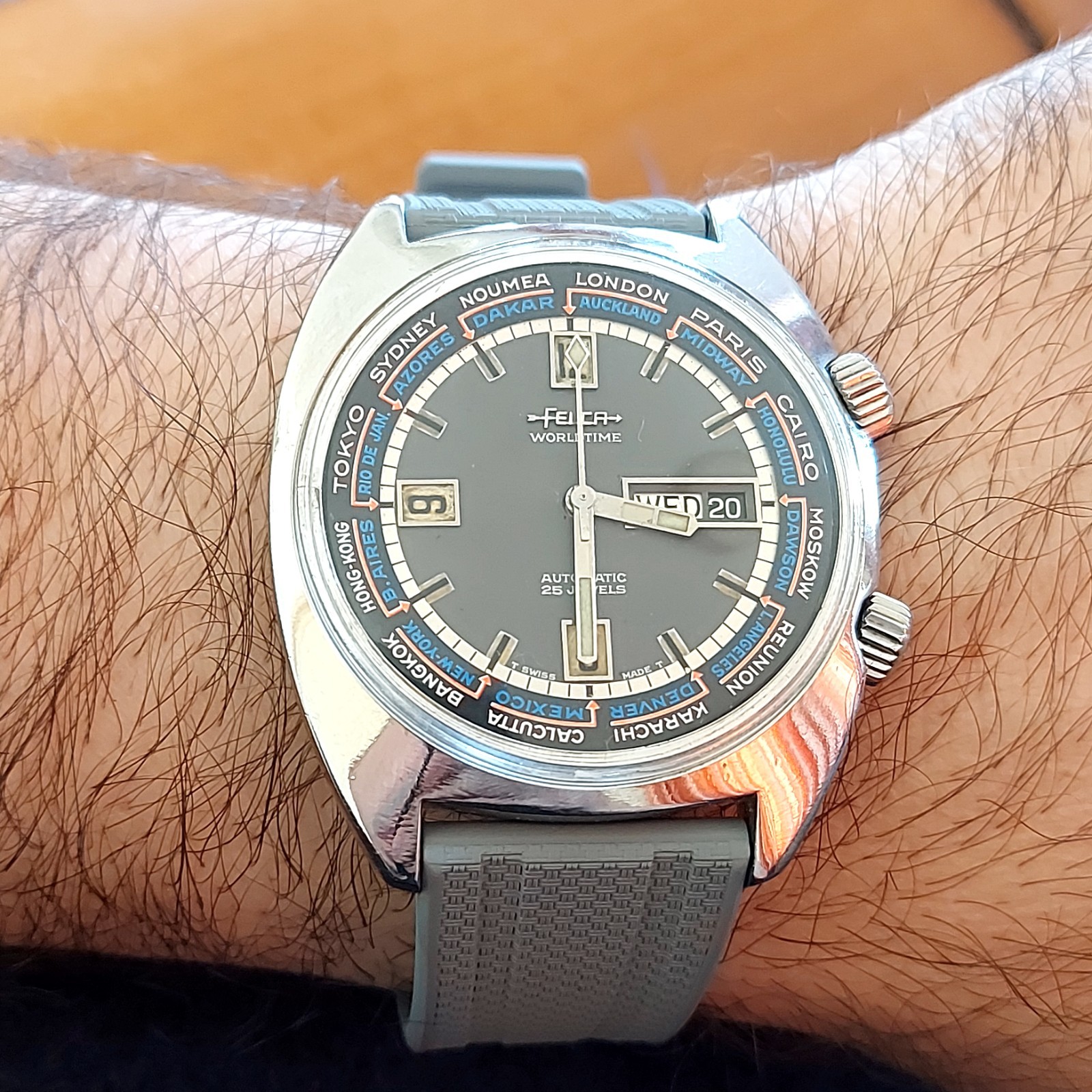 FELCA Worldtime Automatic Super Compressor 660 FT… - image 13