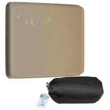 Inflatable Seat Cushion, Portable Self-Inflatable Memory Foam Black Khaki