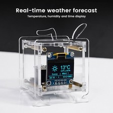 ESP8266 DIY Electronic Kit OLED Display Mini Clock Case DIY Soldering Project