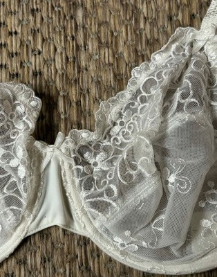 NEU DIRNDL BH SPITZE BÜGEL IDEAL FÜR GROSSE CUPS 75 80 90 E NUANCE creme *253606