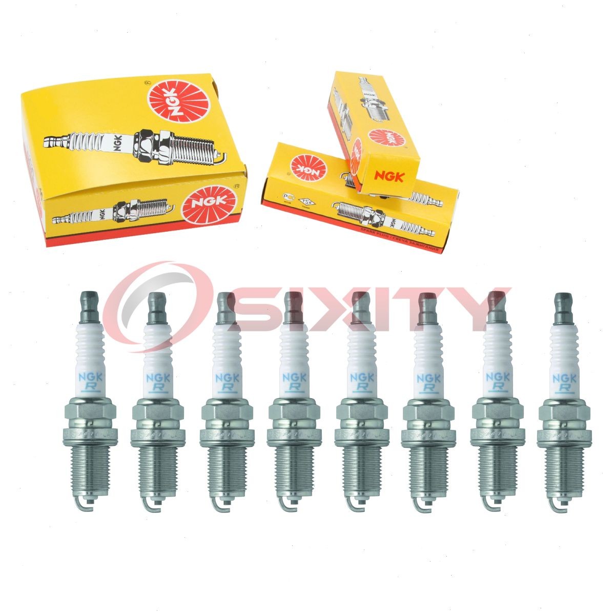 8 pc NGK 2460 BKR5ES Standard Spark Plugs for E3.20 DR17YC 160999-78020 ye