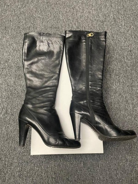 Women Marc Jacobs Boots Black Leather 41