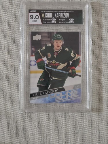 2020-21 Upper Deck #451 Kirill Kaprizov Young Guns ROOKIE RC HGA 9.0 MINT - Bild 1 von 2