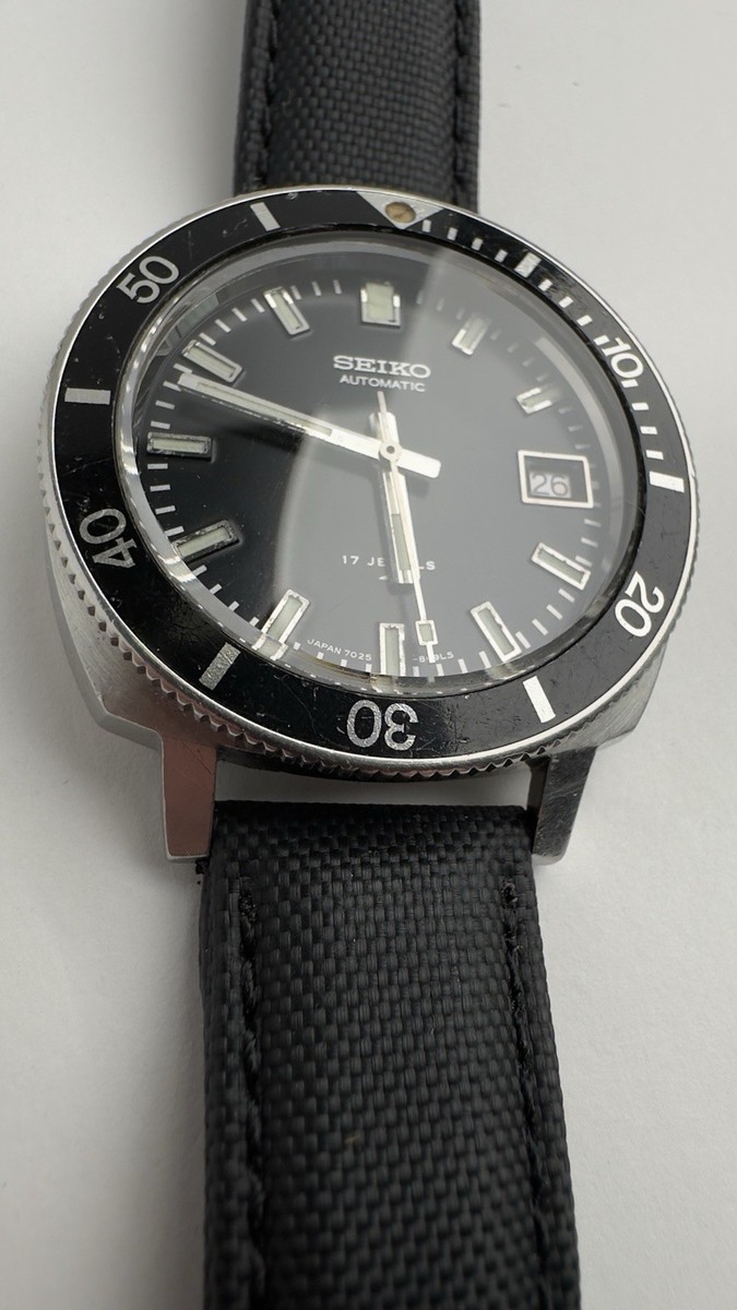 Nice vintage Seiko 7025-8099, “poor man's 62MAS” dive style date