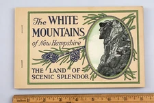 Vintage White Mountains of New Hampshire Photo View Book Franconia Notch 1920s