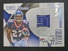 2009 National Treasures Colossal Knowshon Moreno Jumbo Rookie  /50 Laundry Tag