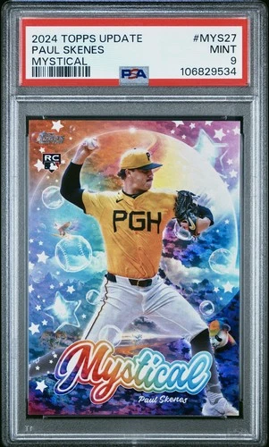 2024 Topps Update Series - Mystical #MYS-27 Paul Skenes (RC) PSA 9 MINT