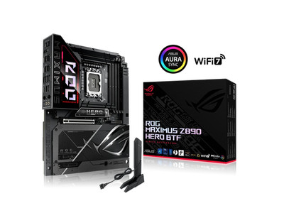 ASUS ROG MAXIMUS Z890 HERO BTF Z890 LGA 1851 ATX Motherboard, hidden-connector d