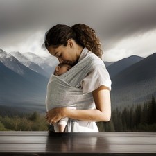 Solly Baby Wrap Carrier-heretage Gray for New...