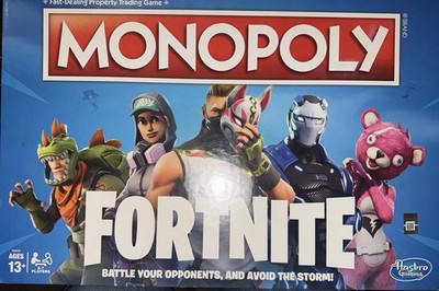 Hasbro Gaming Monopoly Fortnite Board Game, 2-7 Players, Ages 13+