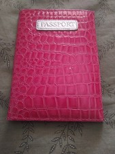 Pink Passport Holder With Cheetah Print