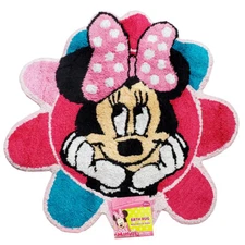 Minnie Mouse Bowtique Cotton Bath Rug