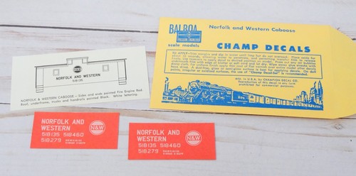 Balboa Scale Models, Norfolk & Western N&W Wood Caboose, Painted Brass HO Scale - Picture 18 of 19