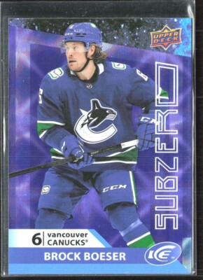 2021-22 Upper Deck Ice Sub Zero Brock Boeser #SZ-4