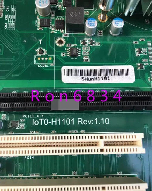 1pc used Research magic IOTO-H1101 Rev1.10 industrial control motherboard - Image 2 of 2