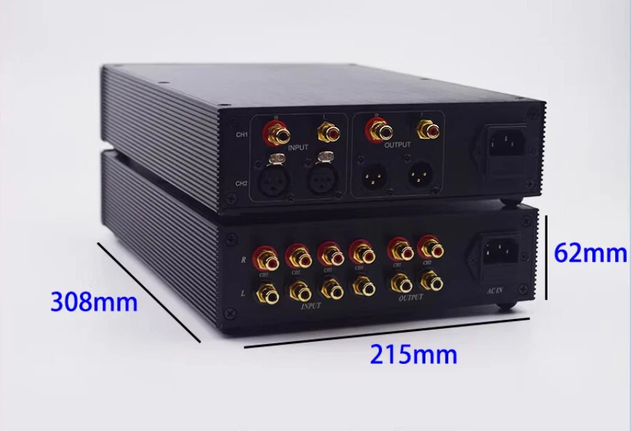 HiFi Alps 16 Motor Pot VFD Remote Volume Control Balanced Switch Preamplifier - Image 3 of 4