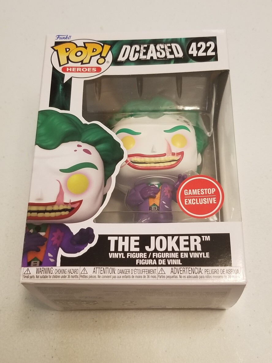 Funko Pop DCeased The Joker #422 GameStop Exclusive Vinyl Figure
