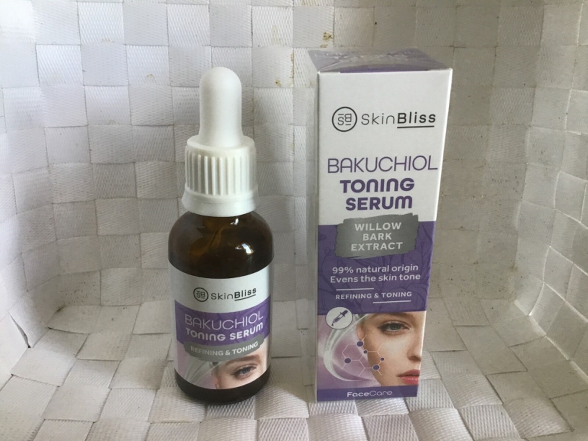 Lot De 4 Sérums SkinBliss Au Bakuchiol - Raffermissant Anti-rides 30ml, Valable Jusqu'à 2027