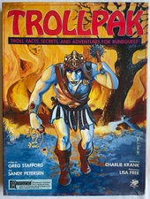 Runequest Trollpak Chaosium 1982 INCOMPLETE G