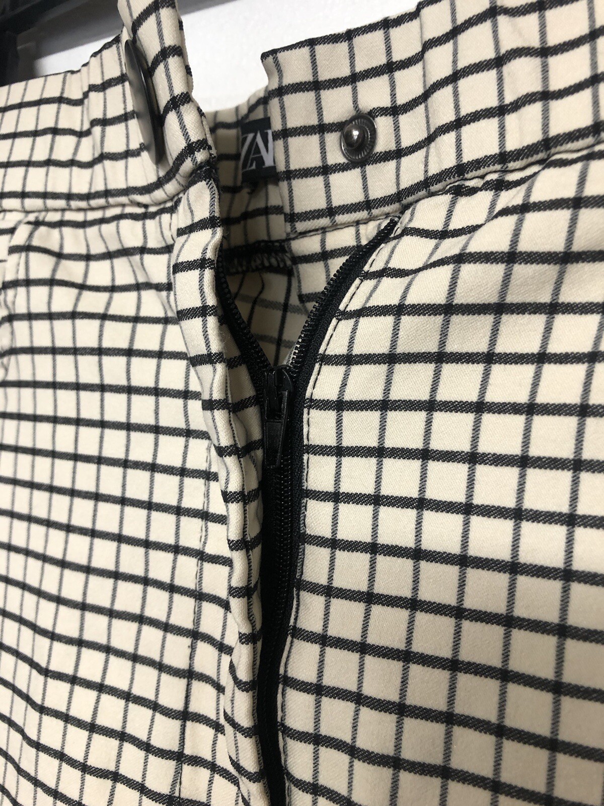 Zara pants women's Large brown/black RN77302 eBay