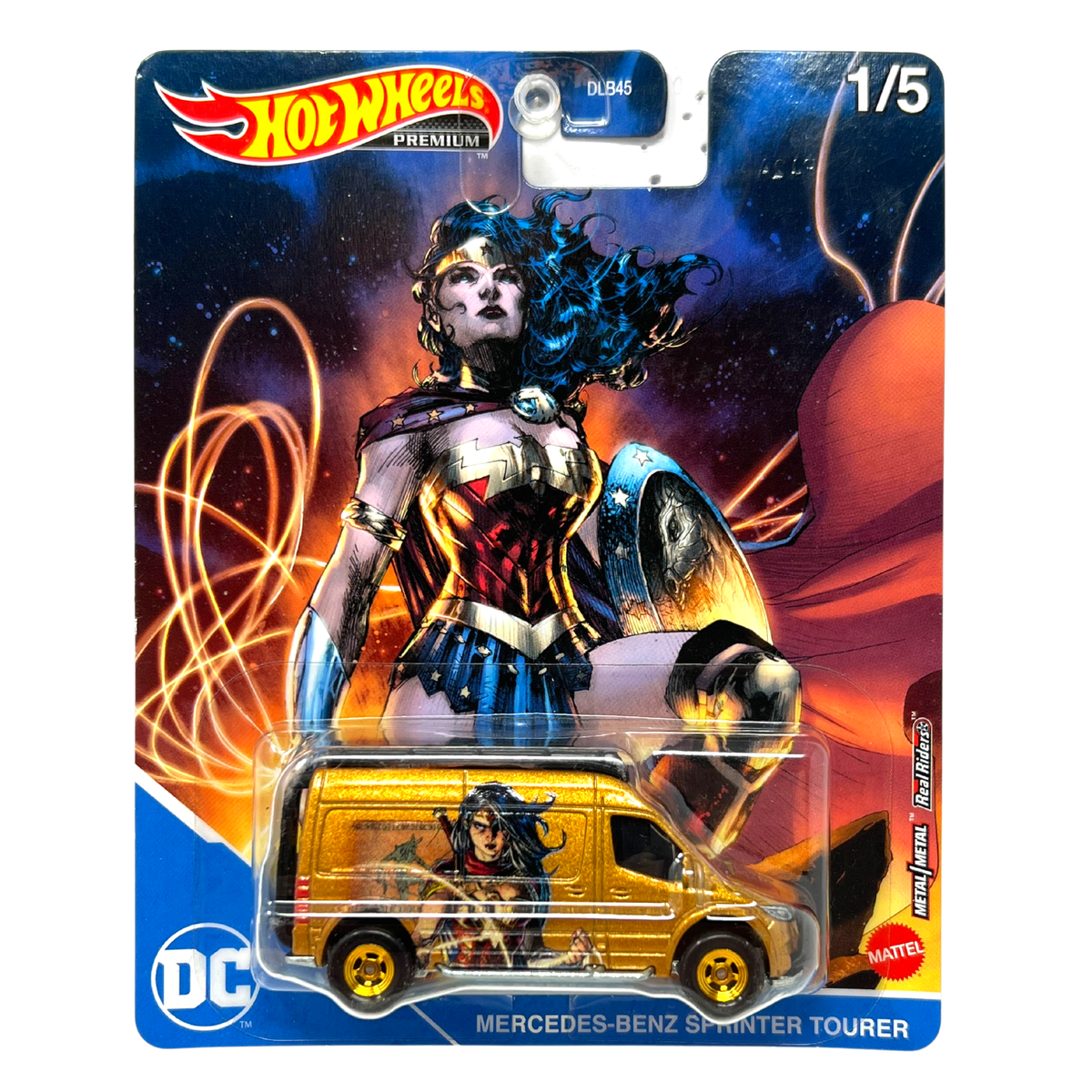 Hot Wheels Premium DC Wonder Woman Mercedes-Benz Sprinter Tourer 1