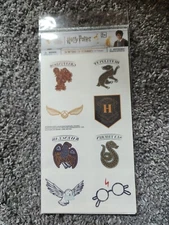 Harry Potter Hogwarts Body Temporary Tattoos, 10 Tattoos