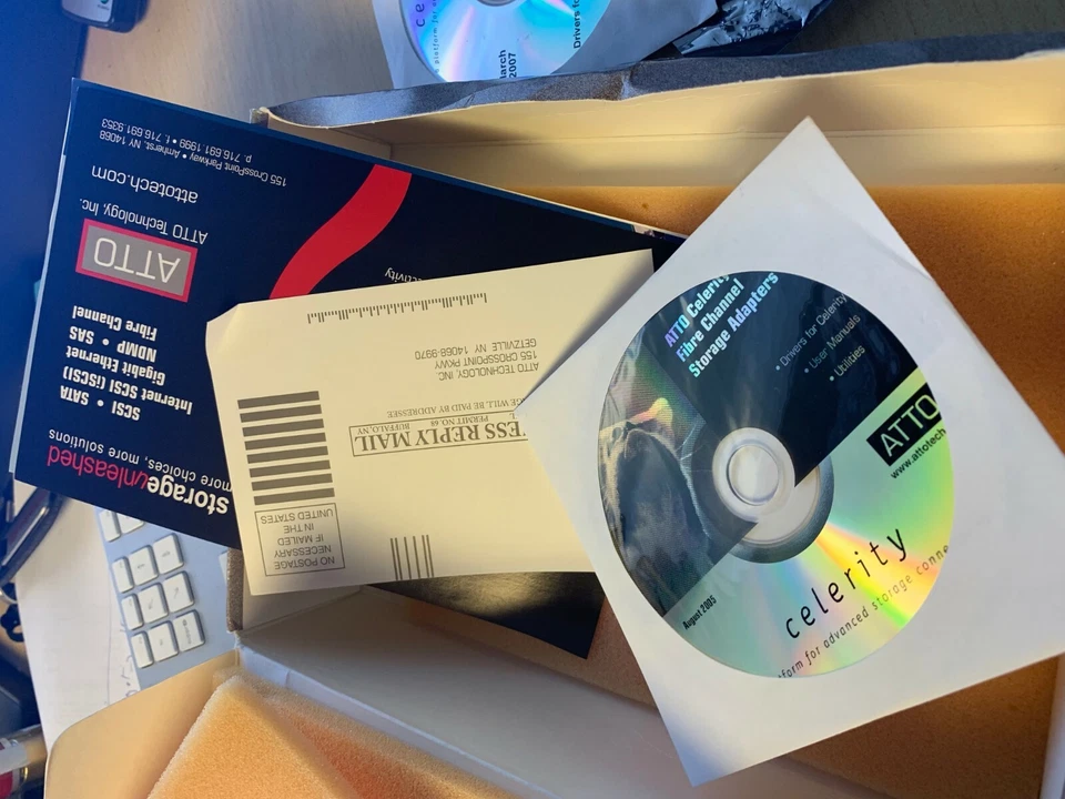 ATTO Celerity FC-22XH Storage Adapter CTFC-22XH-000 Fiber Channel + Lsi 7204ep - Image 2 of 4