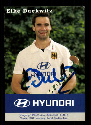 Eike Duckwitz Autogrammkarte Original Signiert Hockey + A 167280