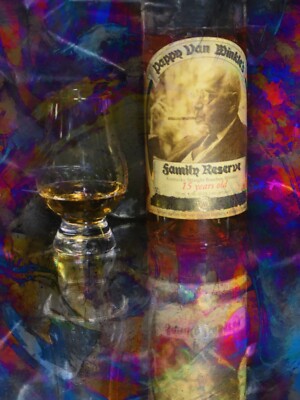 24 x 18- 15 Year Pappy Van Winkle Bourbon Whiskey Poster Print